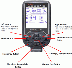 Nokta 11000832 The legend Metal Detector