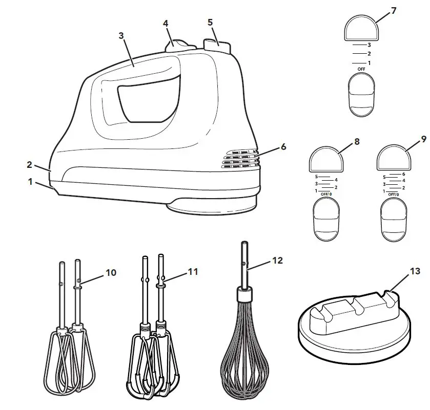 KitchenAid KHM31 Hand Mixer-1