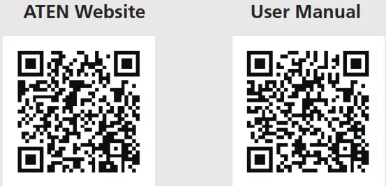ATEN CL3108 8 16-Port Short Depth PS 2-USB- Scan