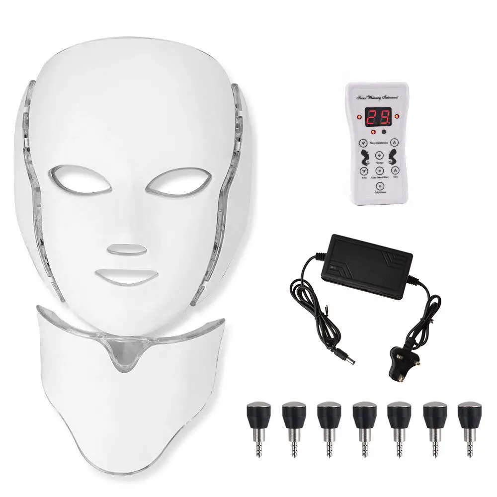 ILLUMIASKIN 7+1 Colour LED Face Mask fig1