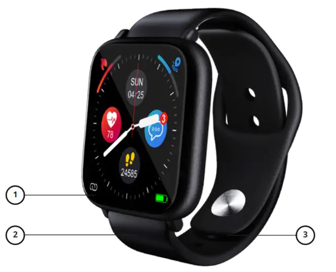 niceboy X-fit Watch - PACKAGE CONTENT