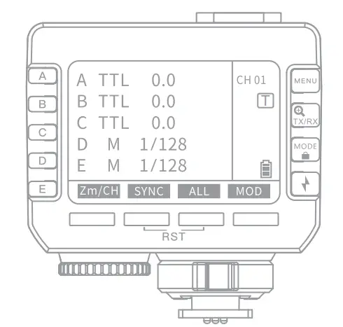 NEEWER Q CTTL Wireless Flash Trigger - Standby