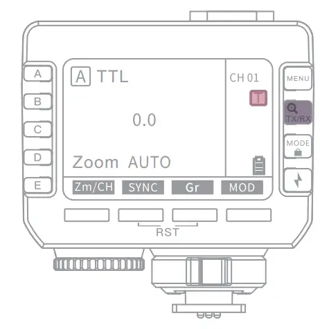 NEEWER Q CTTL Wireless Flash Trigger - Transmitter