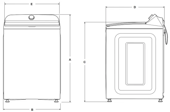MAYTAG MVW6200KW Top Load Washer with Deep Fill option 4 8 cu ft - overview