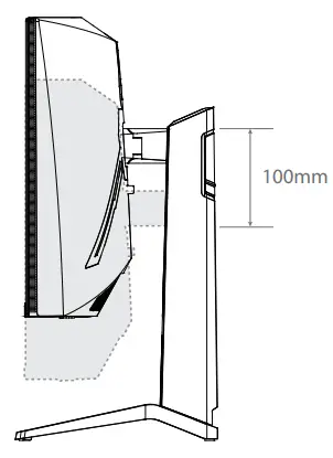 Adjusting the monitor