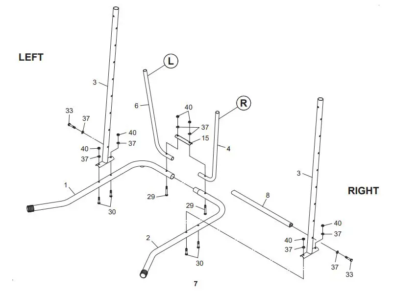 STAMINA Power Tower Owner’s Manual - ASSEMBLY INSTRUCTIONS Step 1,2