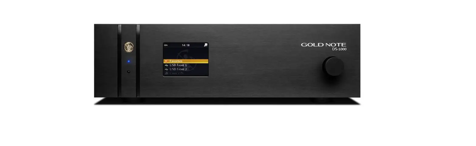 Gold Note Ds-1000 Mkii High-end Dac And Network Player User Manual Gold Note Ds-1000 Mkii High-end Dac And Network Player User Manual