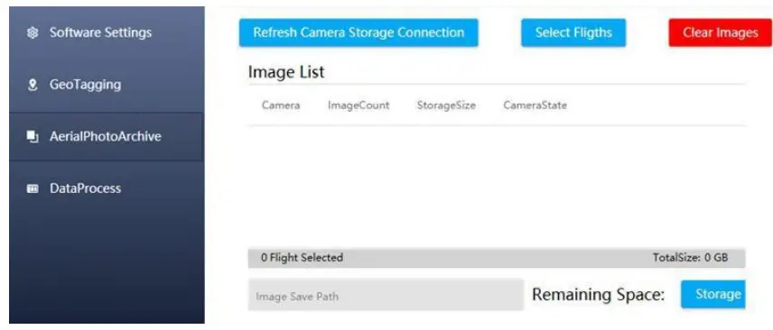 FOXTECH Argus V3 3D Mapping Drone Camera - Export selected log