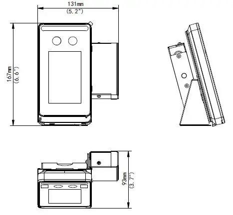 uniview 0235C4SJ Face Recognition Access Control Terminal fig 1