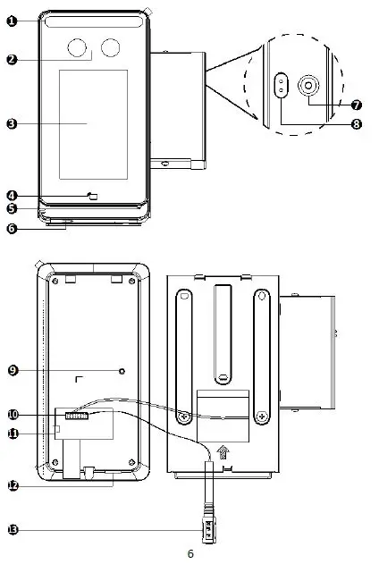 uniview 0235C4SJ Face Recognition Access Control Terminal fig 3