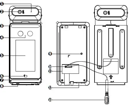 uniview 0235C4SJ Face Recognition Access Control Terminal fig 4