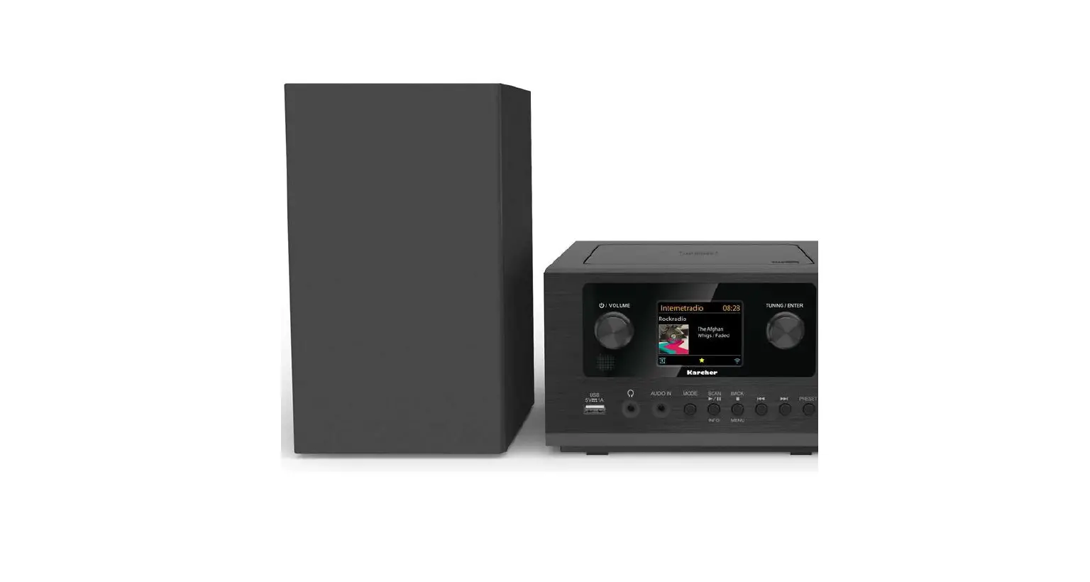 Karcher Mc 6490di W-lan Internet Radio & Dab+ Fm Radio Cd Mp3 Player Usb Bt User Manual