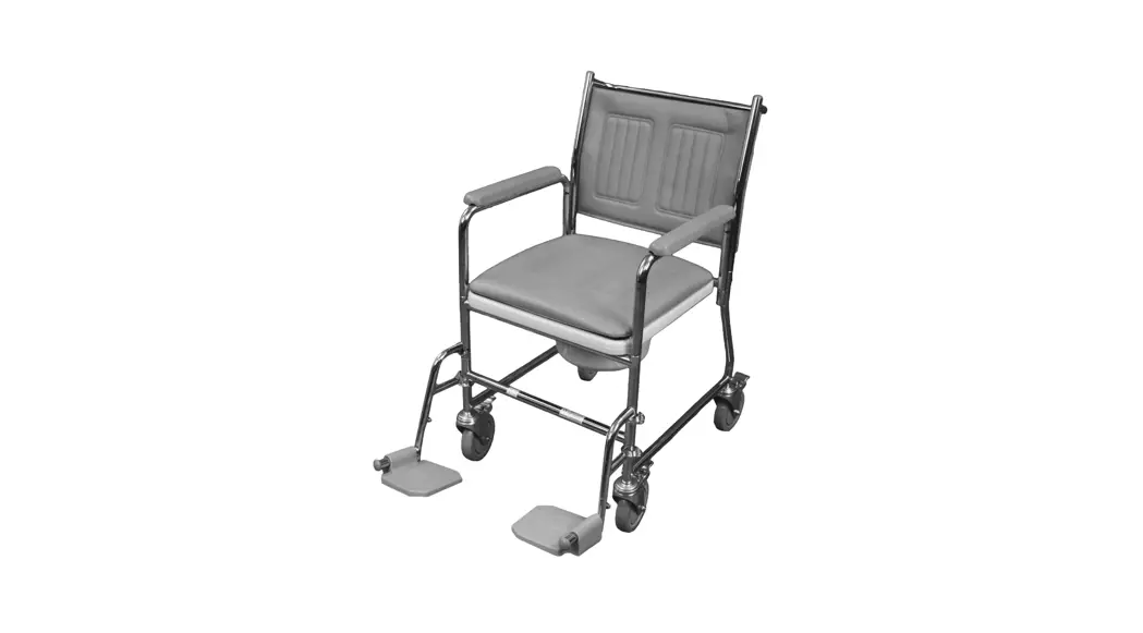 Aidapt Vr166 Linton Mobile Commode And Footrests Instruction Manual