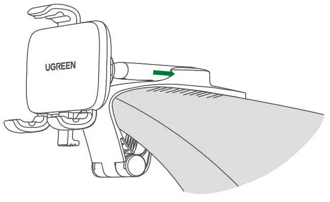 UGREEN LP369 Phone Mount for Dashboard - installation 3