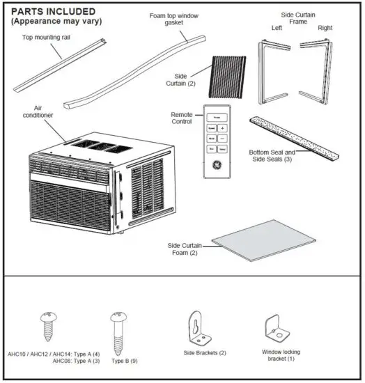 GE-APPLIANCE-AHC08-Room-Air-Conditioner-fig7