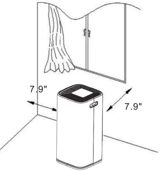KESNOS PD253D Home Dehumidifier for Space up to 4 500 Sq - figure 2