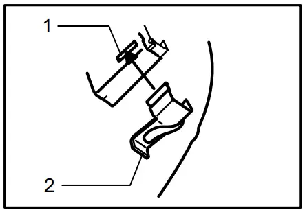 makita DHP446 Cordless Hammer Driver Drill - Hole