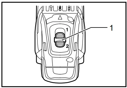makita DHP446 Cordless Hammer Driver Drill - Speed change