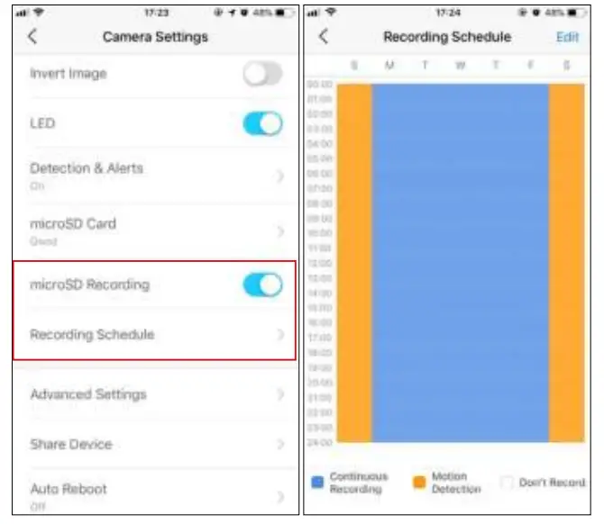 tp link Tapo C200 Pan Tilt Home Security Wi Fi Camera - Recordings 2