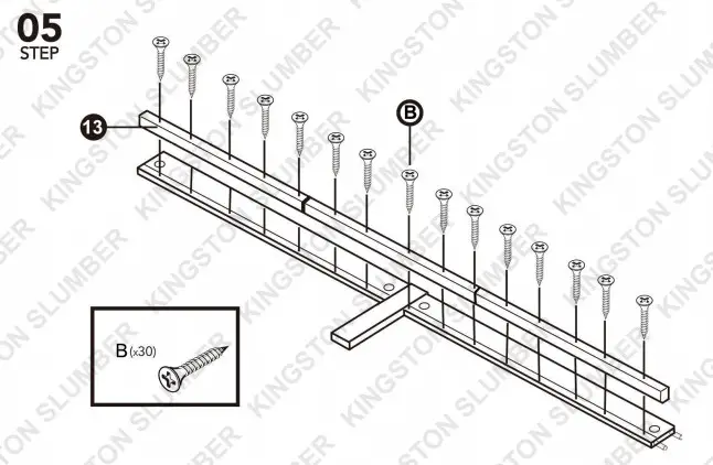 KINGSTON SLUMABER Single Bed Frame 14