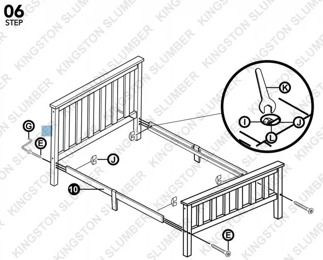 KINGSTON SLUMABER Single Bed Frame 144