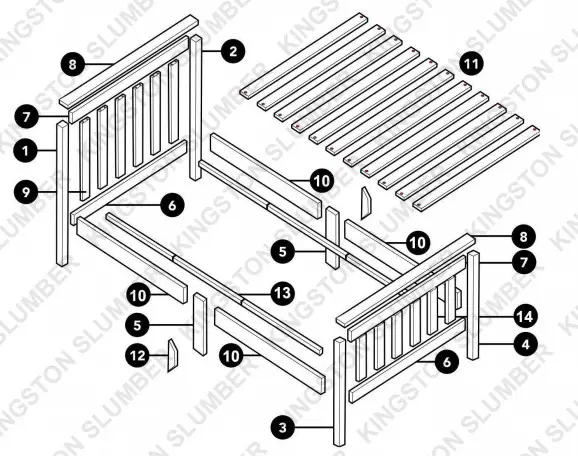KINGSTON SLUMABER Single Bed Frame 4