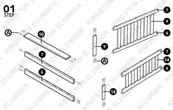 KINGSTON SLUMABER Single Bed Frame 6