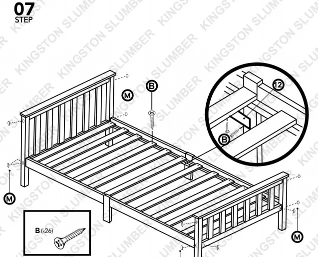 KINGSTON SLUMABER Single Bed Frame14