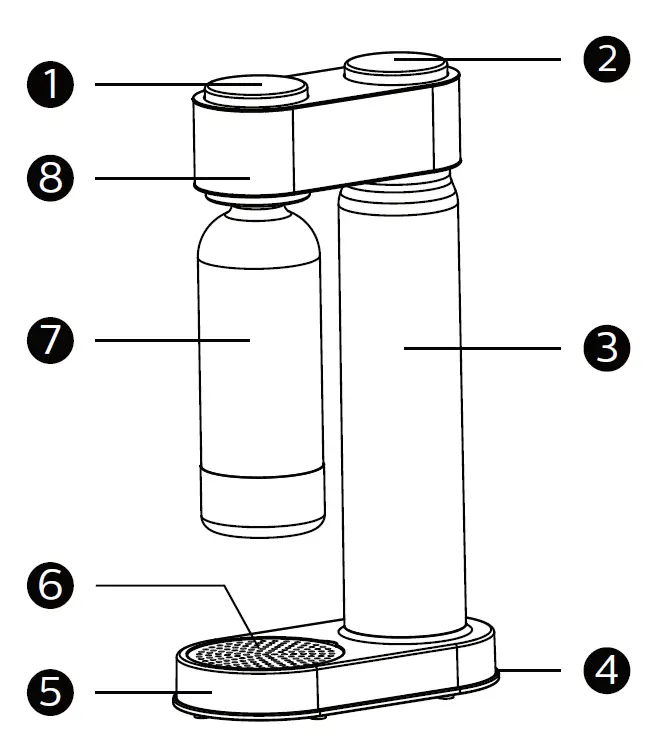 Philips ADD4901 Gozero Black Sparkling Water Maker 1