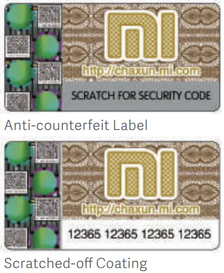 Anti-counterfeit Label