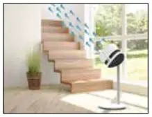 BONECO Air Shower Fan -MULTIPLE FLOORS