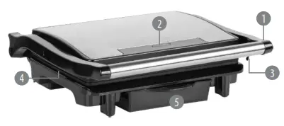 teesa TSA3232 Contact Grill - POPIS PRODUKTU