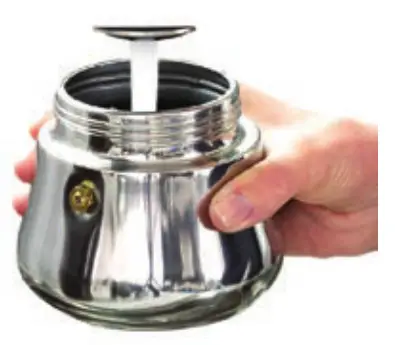 THE LONDON SIP EM10S Stainless Steel Stovetop Espresso Maker - Fig2