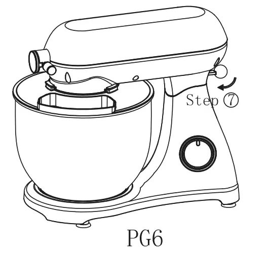 Galanz GLSM07WER08 RETRO STAND MIXER - fig 5