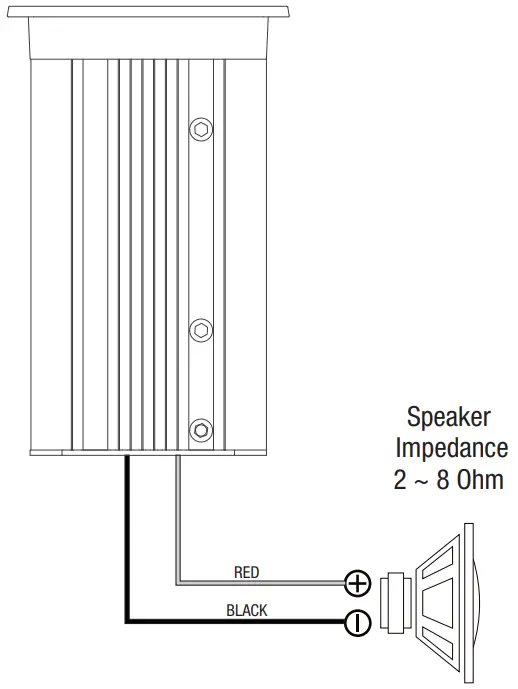 Speaker connection