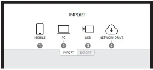 SAMSUNG Flip WM55R User Guide - IMPORT