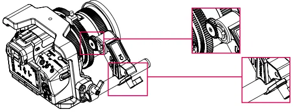 Install the F-C01 motor