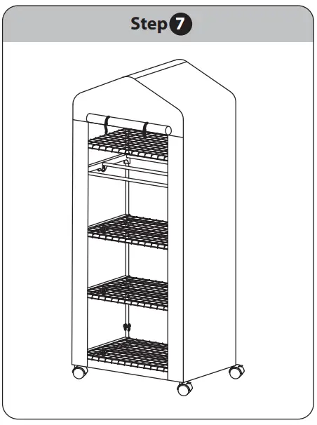 UNBRANDED ST721B-215 Mini Greenhouse 5
