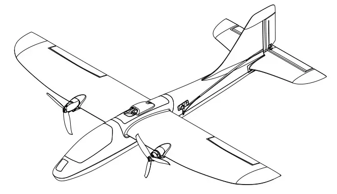 ATOMRC Fixed Wing Flying Fish