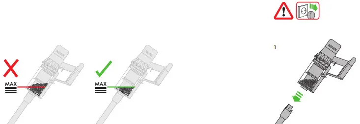 dyson Vacuum Cleaner - Emptying