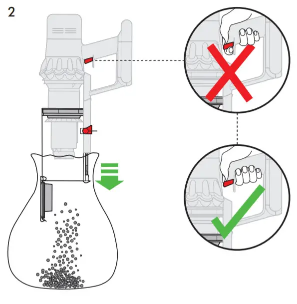 dyson Vacuum Cleaner - Emptying2