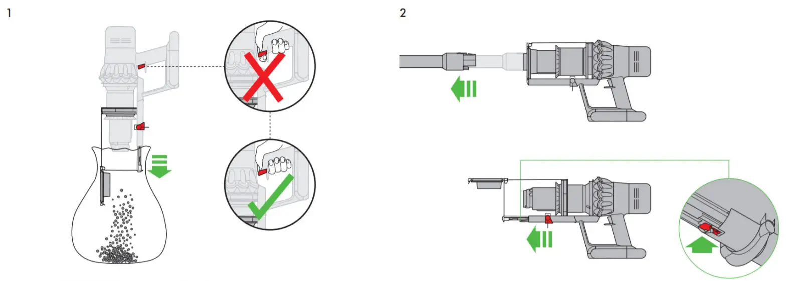 dyson Vacuum Cleaner - Looking for blockages2