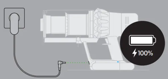 dyson Vacuum Cleaner - charge