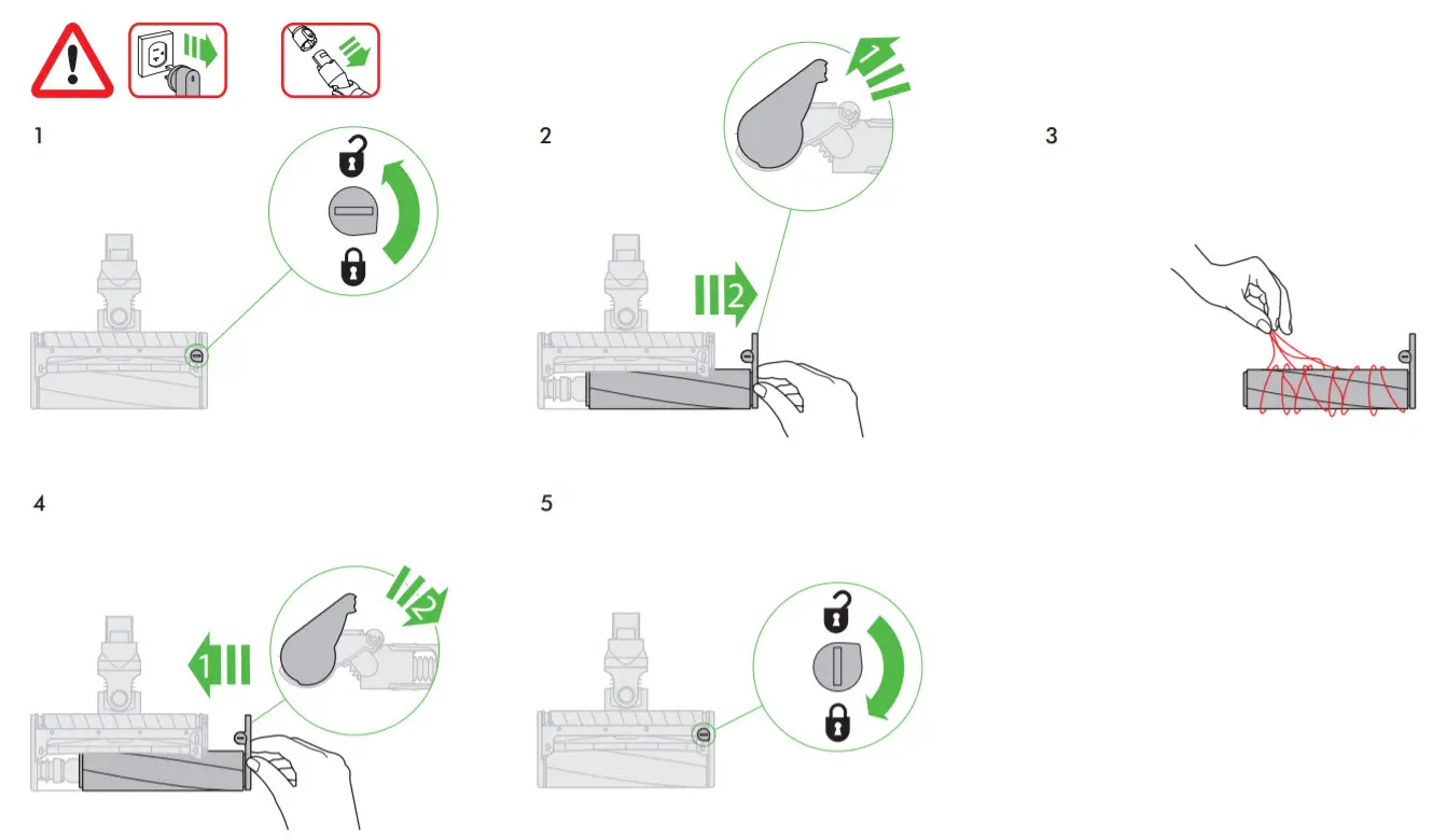 dyson Vacuum Cleaner - clearing blockages