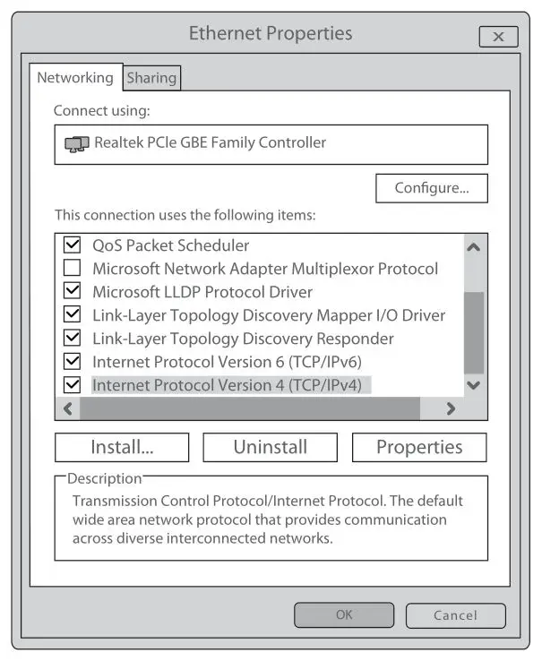 FS TA1910-4GVC-W Integrated Broadband Access Device - Step 2 Double click “Internet Protocol 4 (TCP IPV4)”