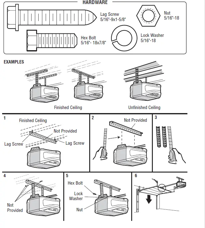 Chamberlain C203 - C400- C410 Garage Door Opener 15