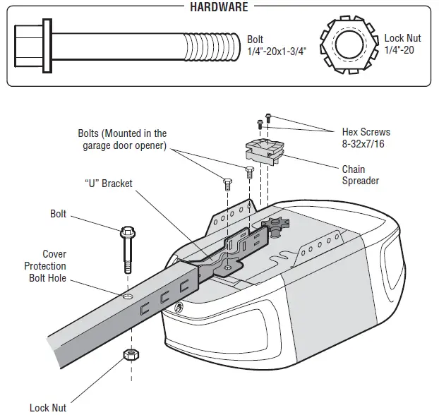 Chamberlain C203 - C400- C410 Garage Door Opener 6