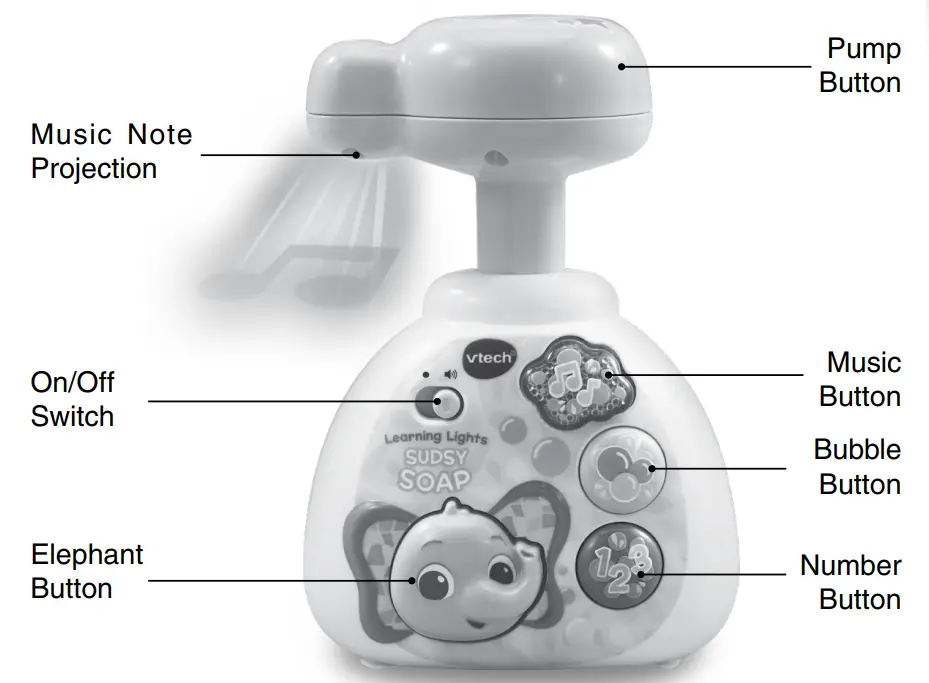 vtech Learning Lights Sudsy Soap - fig 3