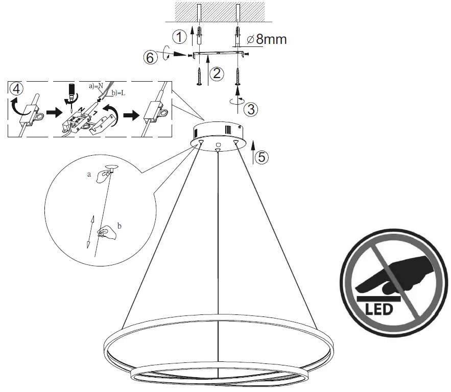 Paul-Neuhaus-2474-12-Roman-LED-Pendant-Light-fig-3