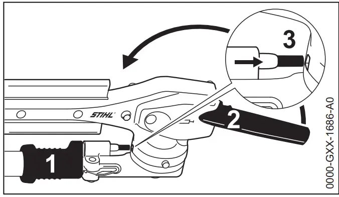 STIHL FH KM Adjustable Power Scythe - Fitting the Harness